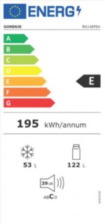 Gorenje RK14EPS4 alulfagyasztós hűtőszekrény - Image 2
