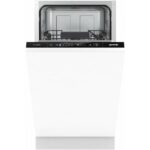 Gorenje GV541D10 Teljesen integrálható keskeny beépíthető mosogatógép