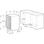 Gorenje GV541D10 Teljesen integrálható keskeny beépíthető mosogatógép - Image 2