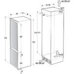 Gorenje RKI517EP1 Beépíthető kombinált hűtőszekrény - Image 2