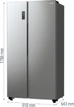 Gorenje Side by Side hűtőszekrény NRR9185EAXL - Image 5