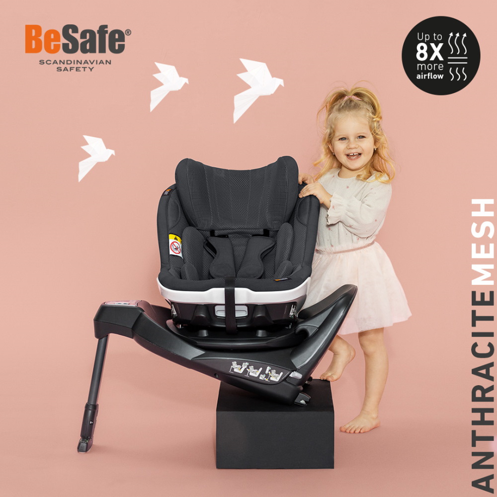 Gyerekülés Besafe izi turn i size isofix 61-105 antracit mash BeSafe 7072754015893 - Image 4